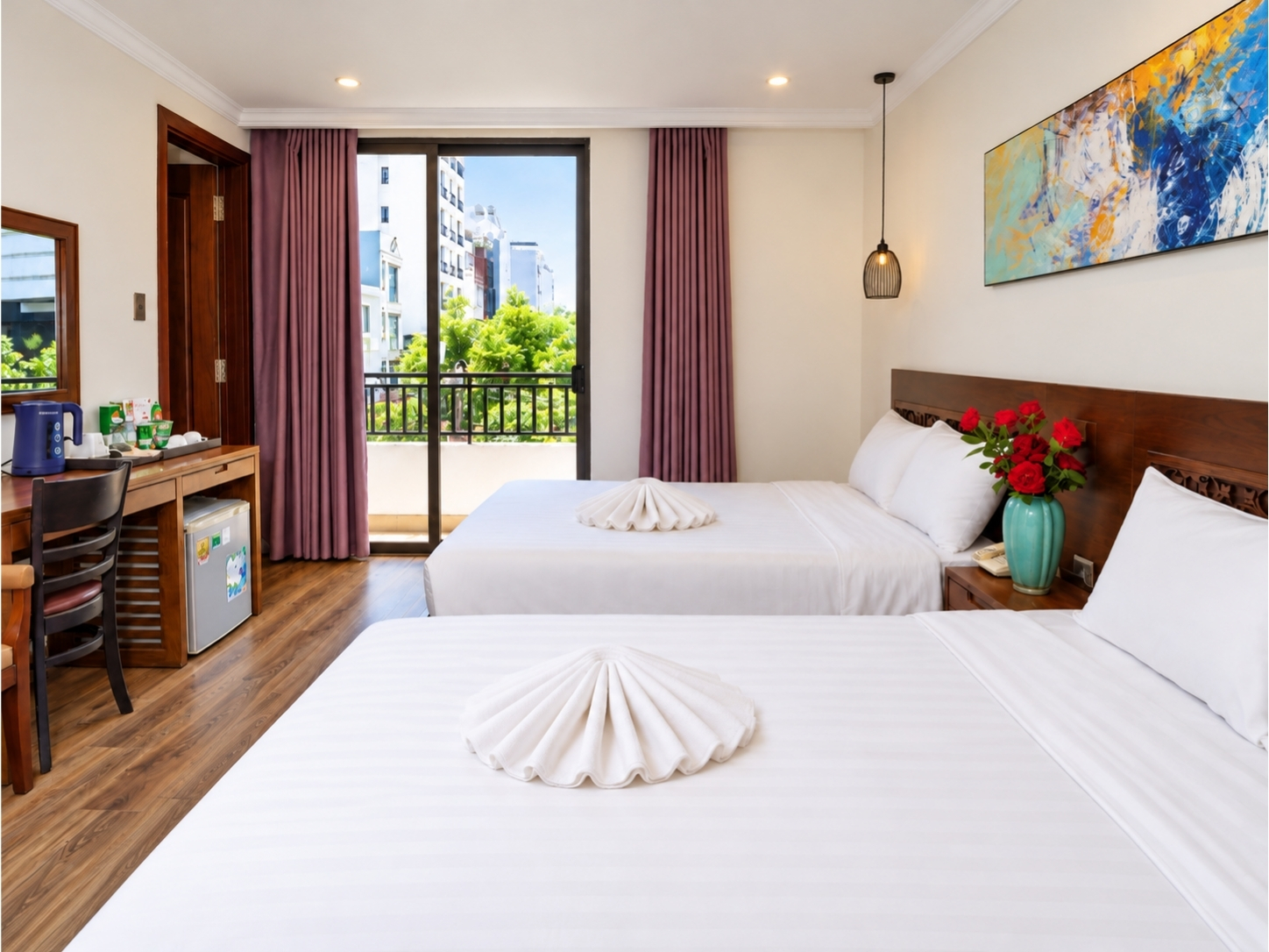 Twin Family Balcony room